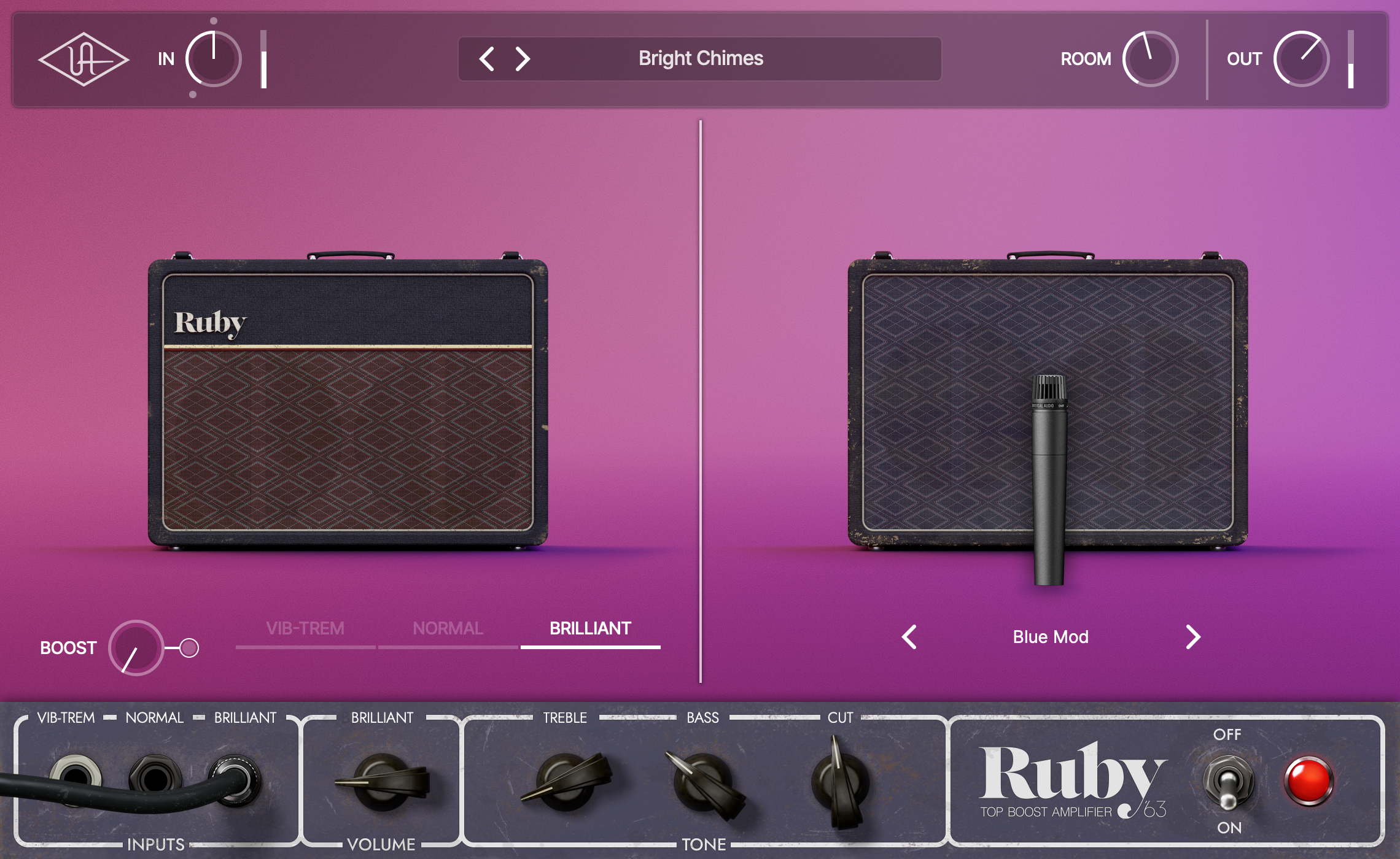 UAD Ruby '63 Top Boost Amp