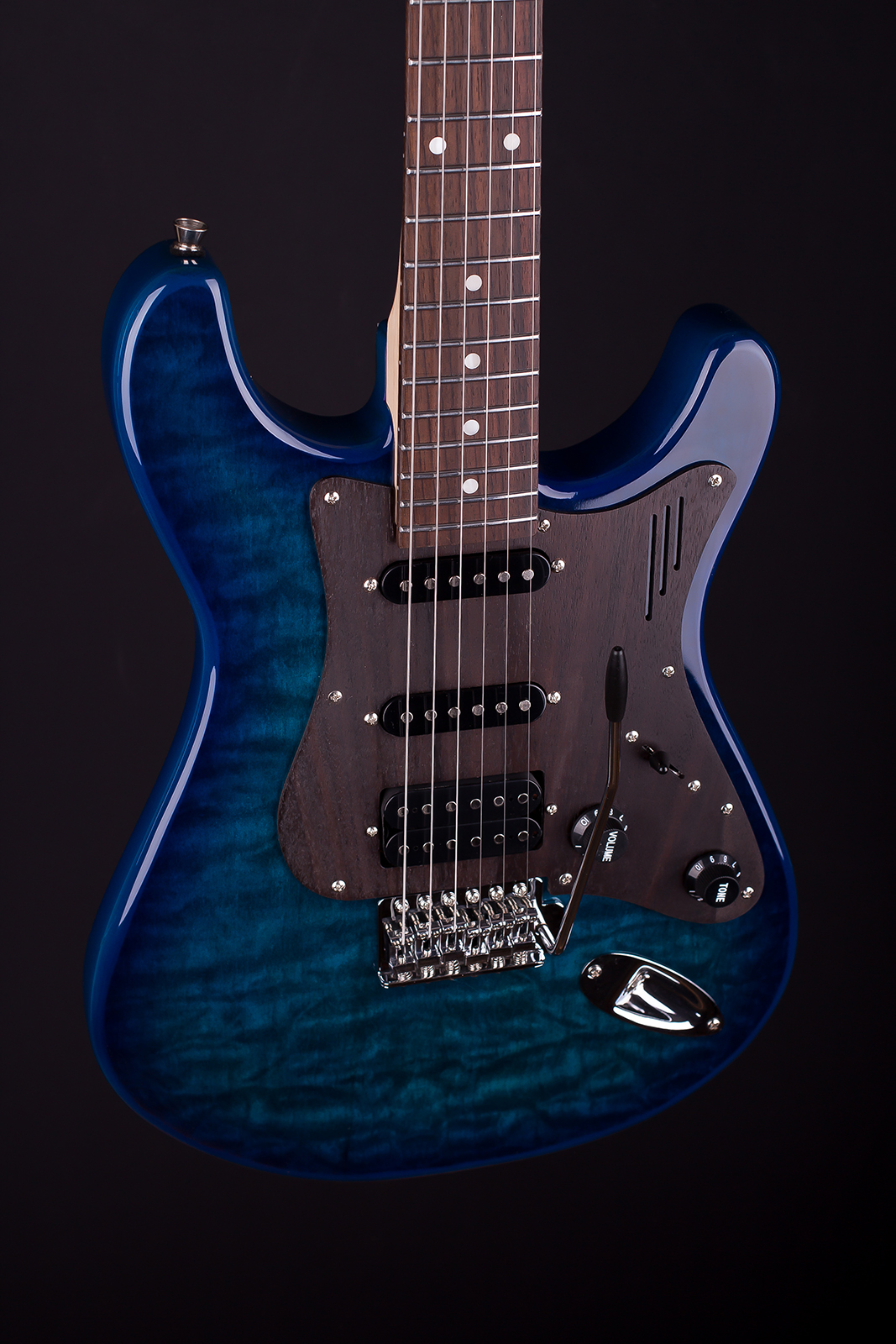 Magneto U-One Sonnet Modern See Thru Blue Quilt with Gig Bag - Image 4