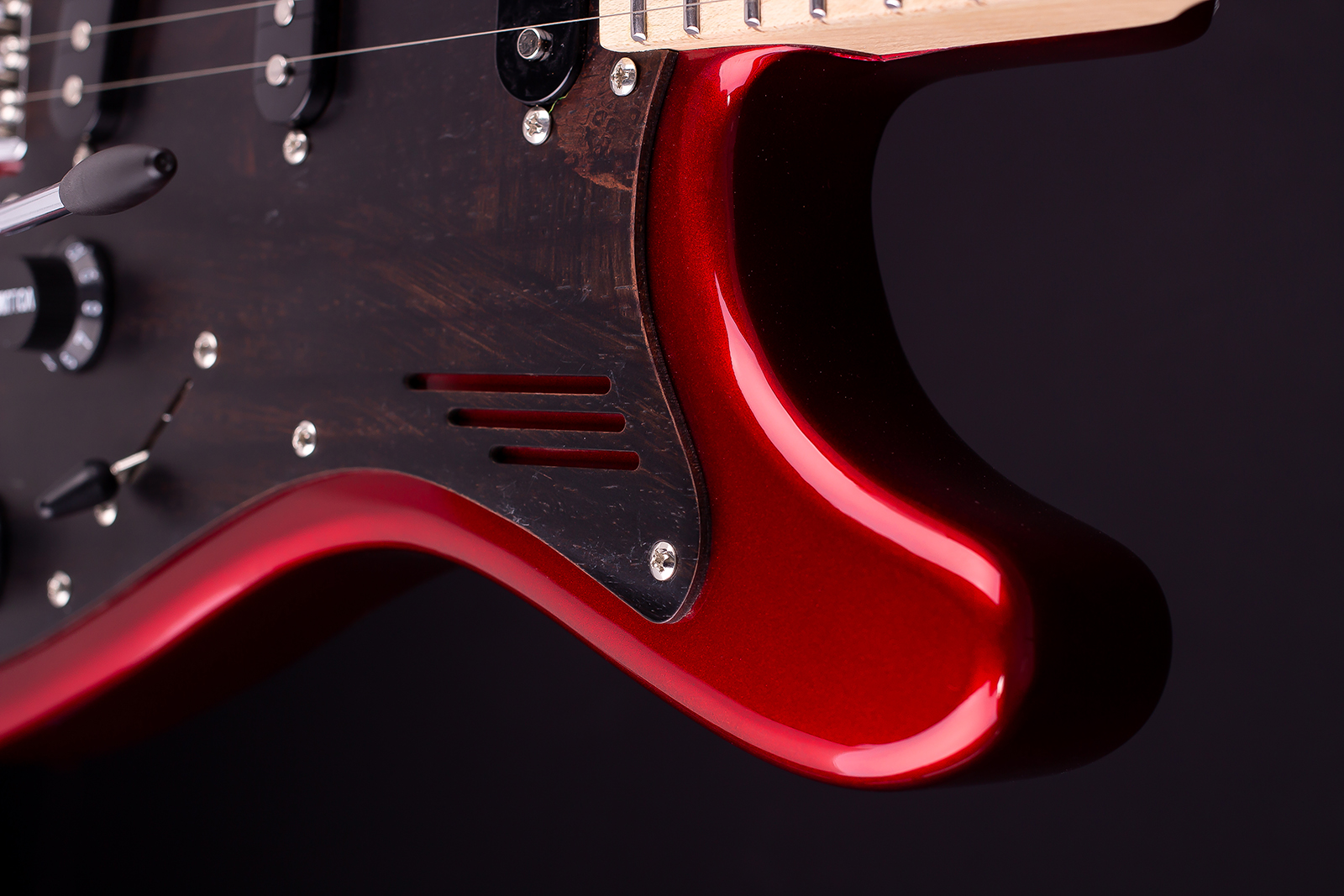 Magneto U-One Sonnet Standard Candy Red Maple FB with Gig Bag - Image 4